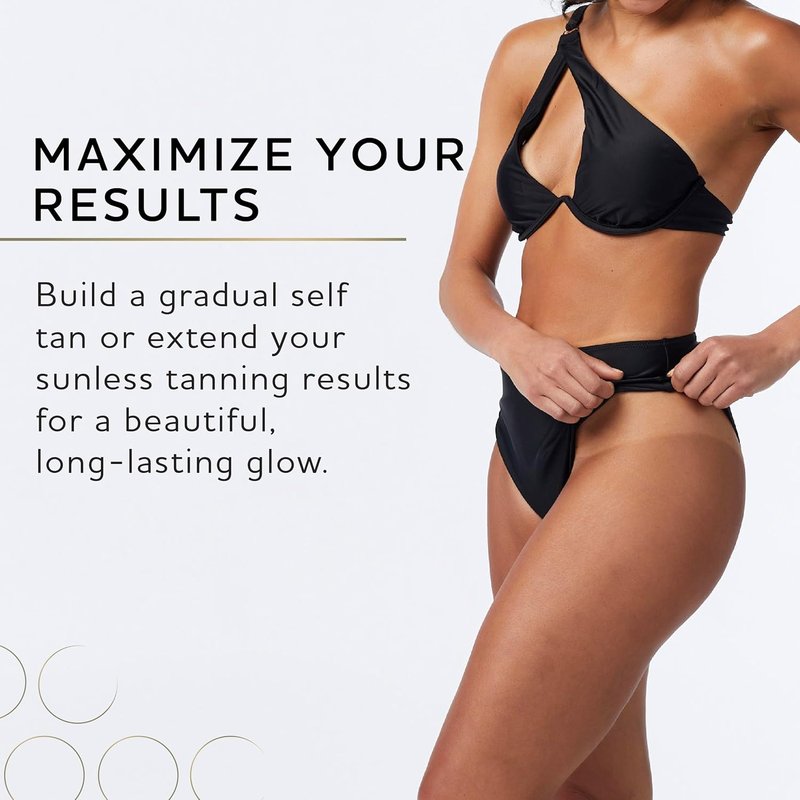 Norvell Self Tan Extender Lotion Bundle - 8.5 Fl. Oz. Tanning Moisturizer + Streak-Free Applicator Mitt