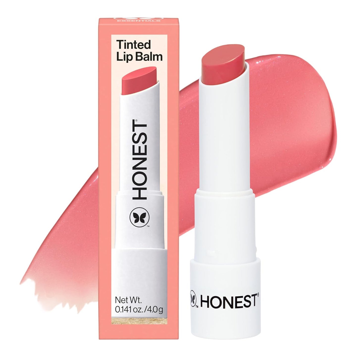 Moisturizing Vegan Tinted Lip Balm - Antioxidant-Rich Acai Extracts & Avocado Oil | Paraben-Free, Summer Melon