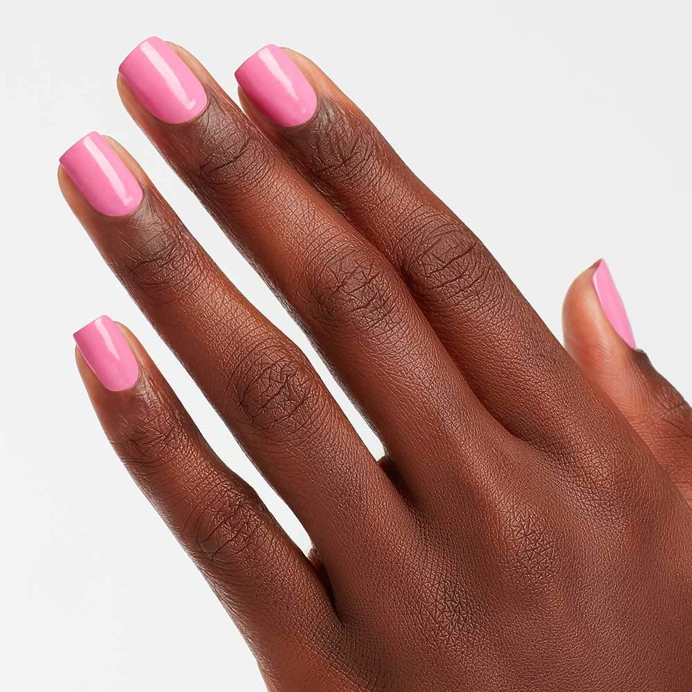 OPI Nail Lacquer Two-Timing the Zones | Opaque Bright Pink Crème Chip Resistant Nail Polish | Fiji Collection