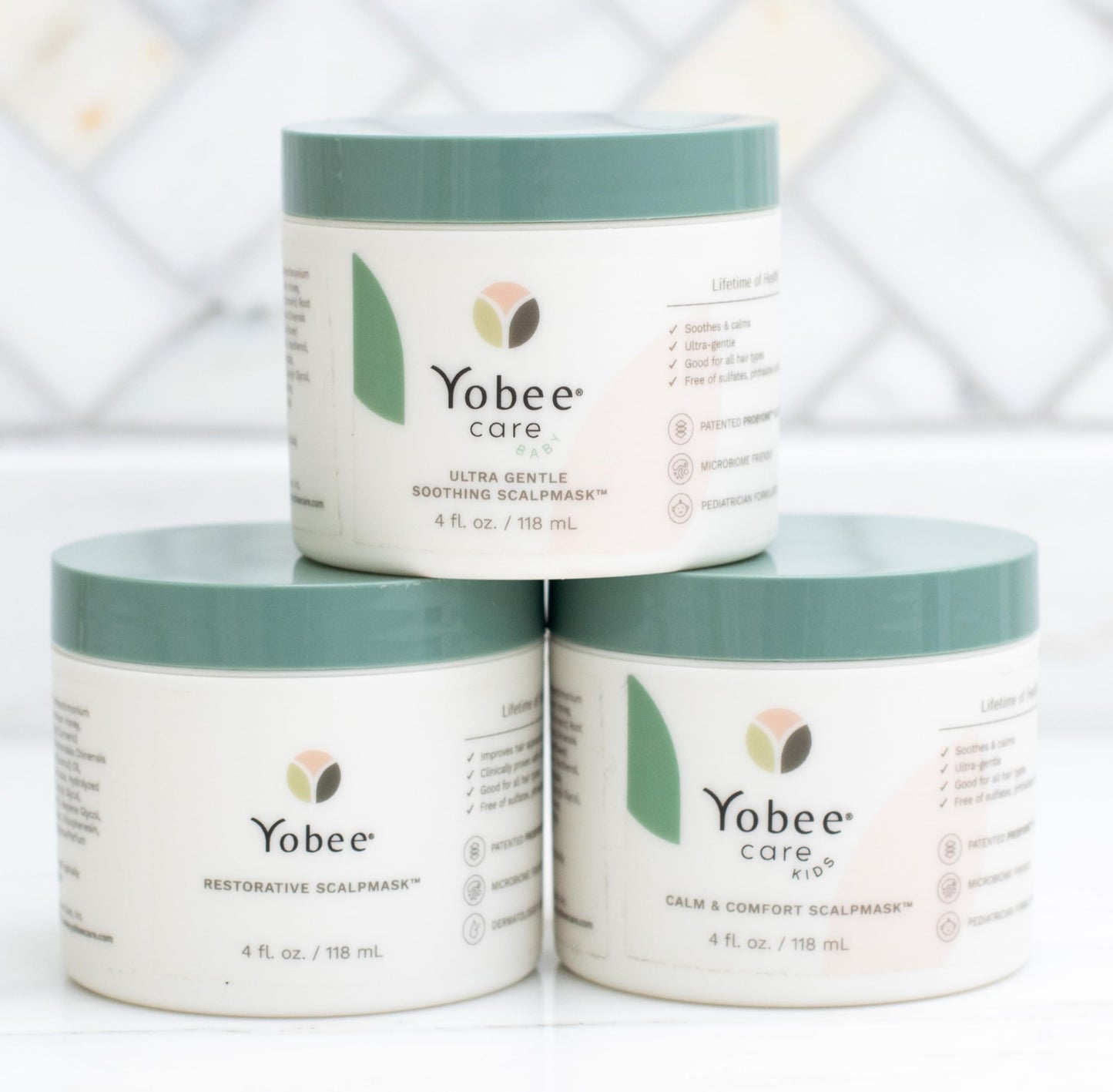 Yobee Ultra Gentle Soothing Scalp Masks, Scalp & Hair Mask Care for Babies, Kids, Teens, Adults