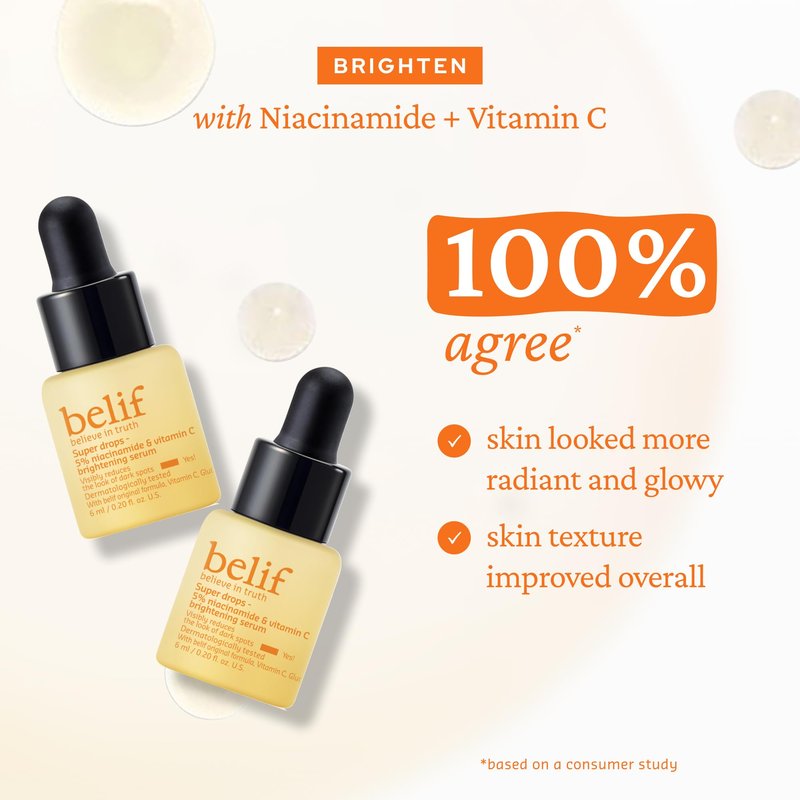 belif Discover Glowing Skin Trial Kit: Firming, Hydrating, Vitamin C Serum, Hyaluronic Acid, 5% Niacinamide, Retinol, Korean Skin Care, Gift for Mom