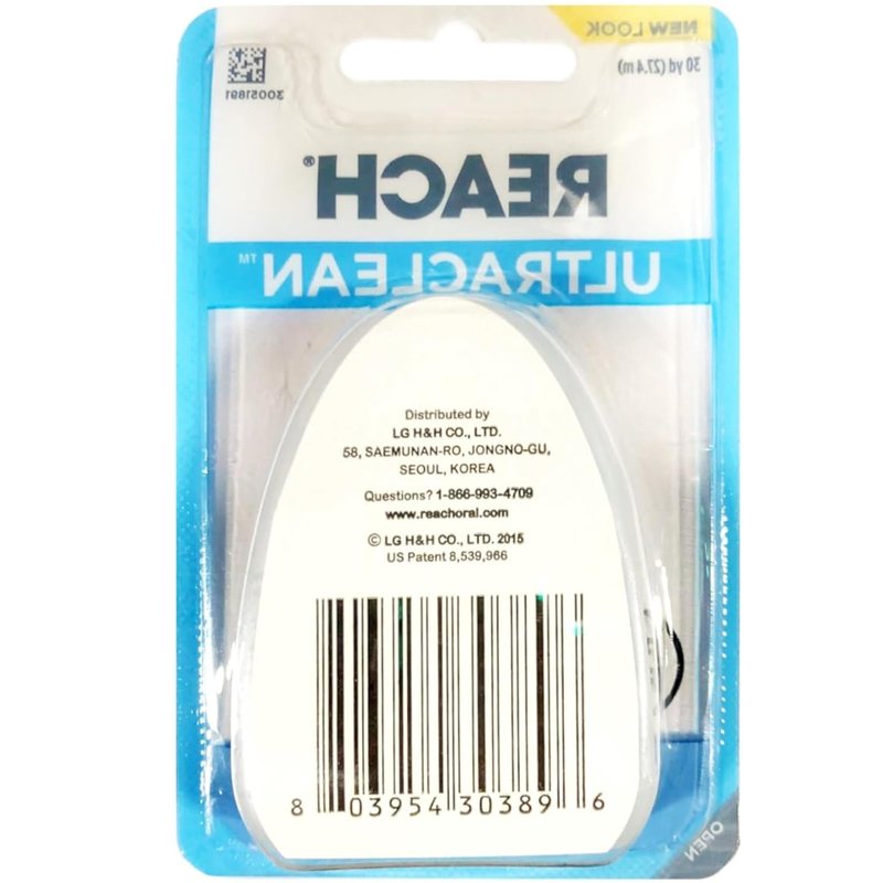 REACH Ultraclean Dental Floss, Oral Care, Mint-Flavored, 1 Count (Pack of 7)