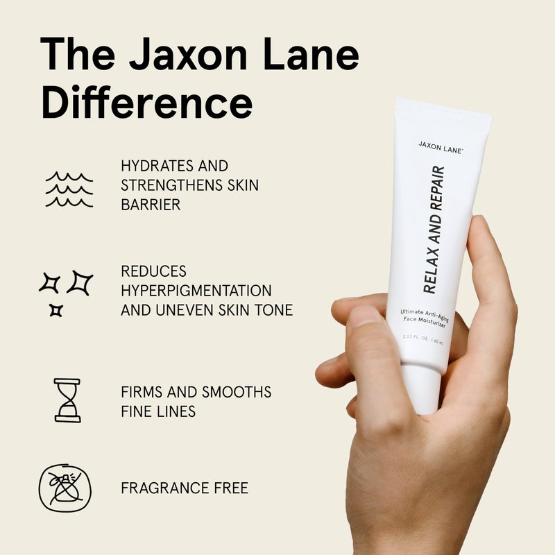 JAXON LANE RELAX AND REPAIR Anti Aging Face Moisturizer for Men | Anti Wrinkle Cream for Face, Night Cream, Eye Cream with Niacinamide (Vitamin B3), Hyaluronic Acid, Vitamin E & Ceramides For Skin