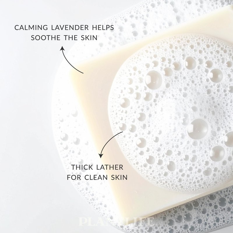 Plantlife Lavender 6-pack Bar Soap - Moisturizing and Soothing Soap for Your Skin - Hand Crafted Using Plant-Based Ingredients - Made in California 4oz Bar