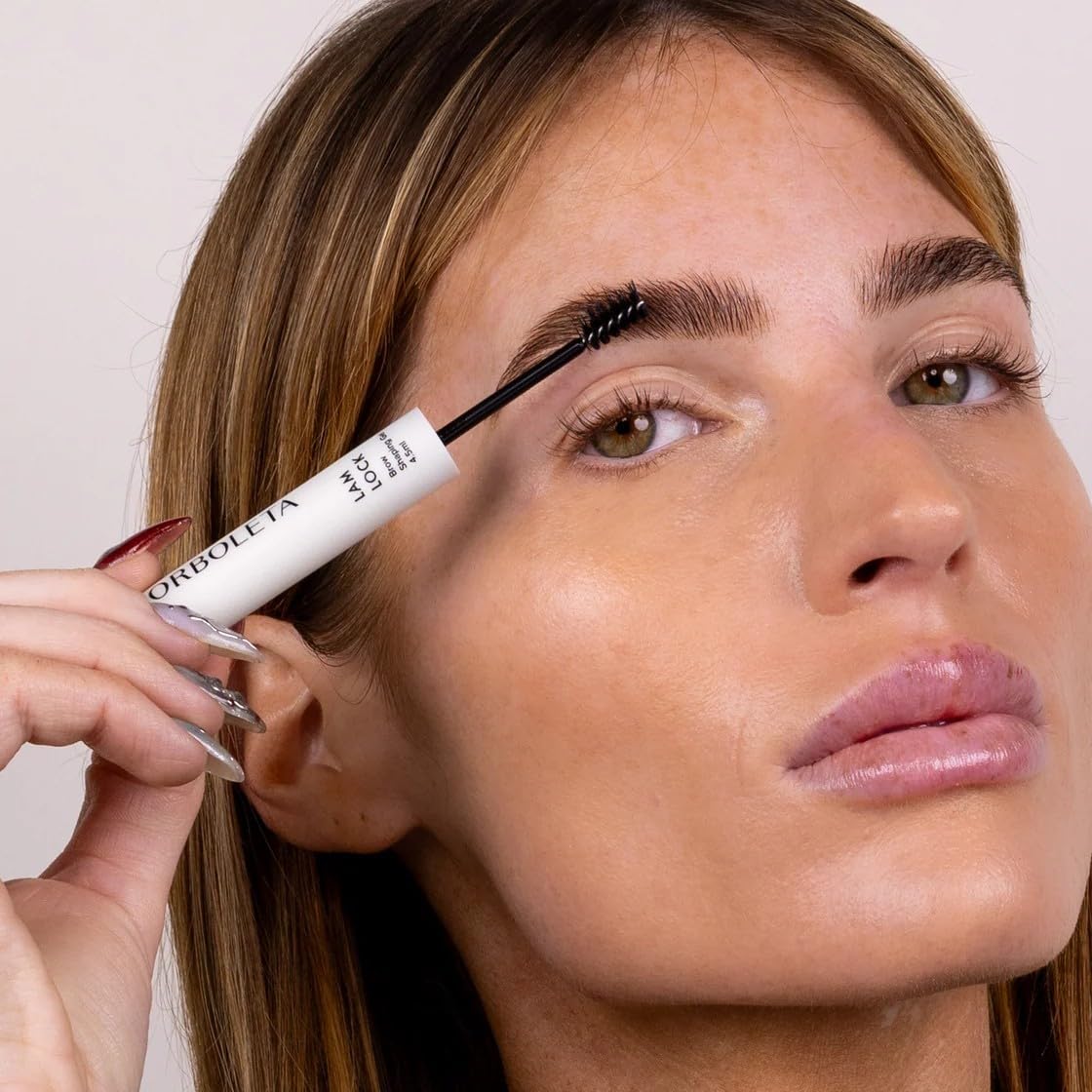 Borboleta Lam Lock Brow Gel, Clear Gel for Laminated and Natural Brow Look