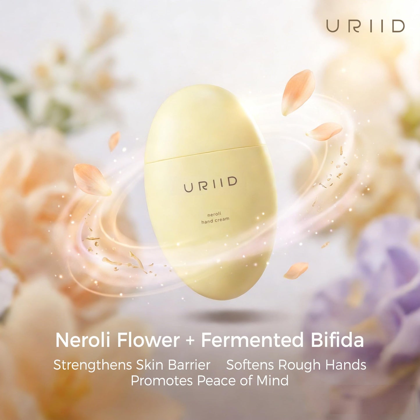 URIID Neroli Hand Cream, Neroli, Shea Butter & Botanic Extracts, Ultra Nourishing & Moisturizing Scented Hand Cream - 1.76 Oz