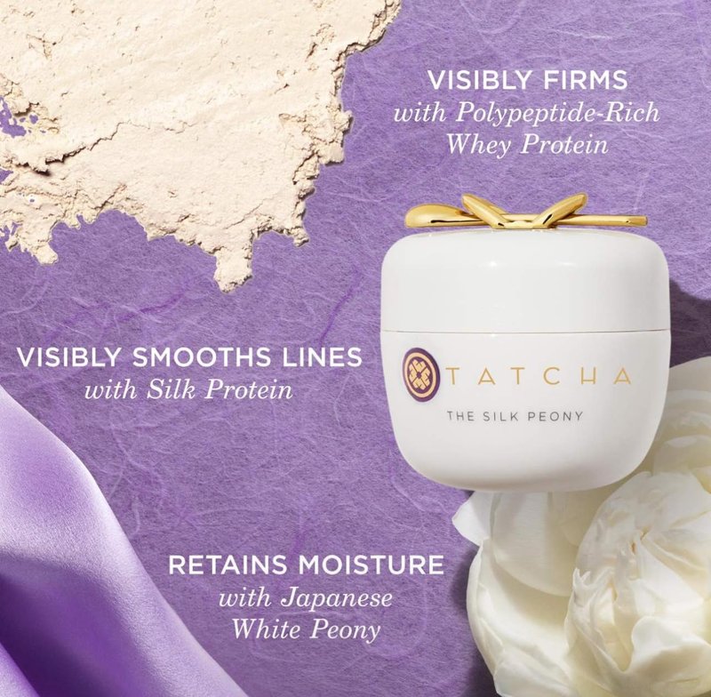 TATCHA Silk Peony Melting Under Eye Cream - Hydrating, Line-Smoothing Formula for Wrinkles | 15 ml / 0.5 oz