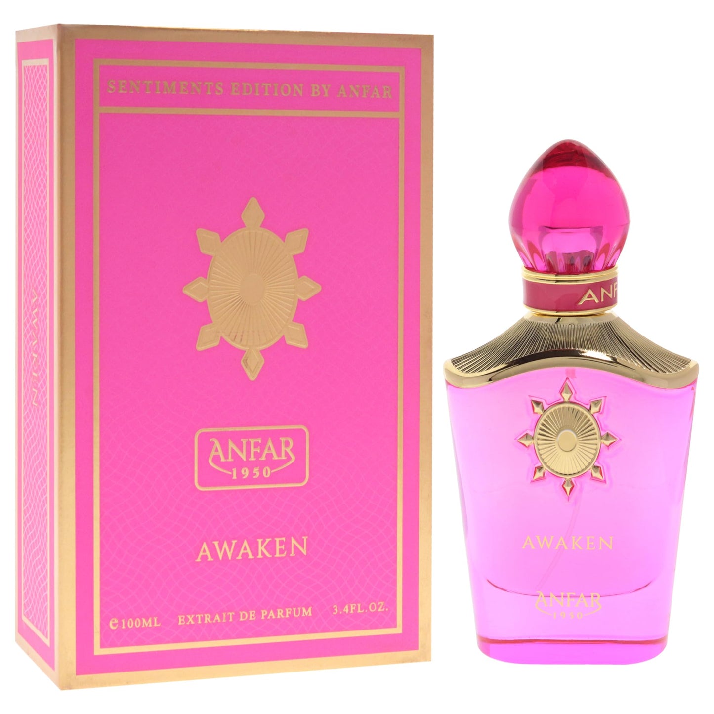 Anfar Awaken for Women - 3.4 oz Extrait De Parfum Spray