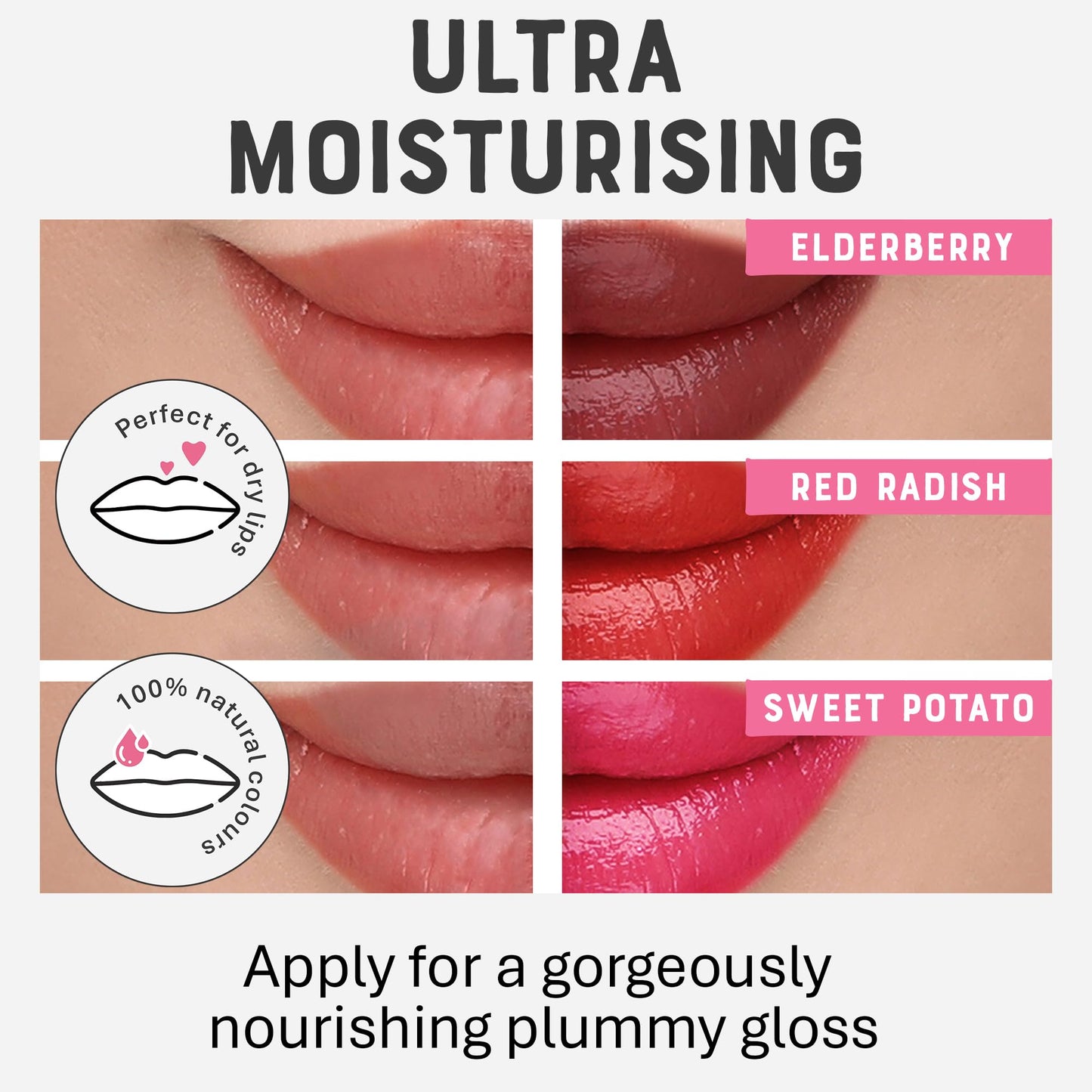 Dr. Lipp Nipple Balm 0.27 fl oz/ 8 ml & Superfood Lip Tints 3x8ml Multi Use Bundle for Lips, Nipples & More