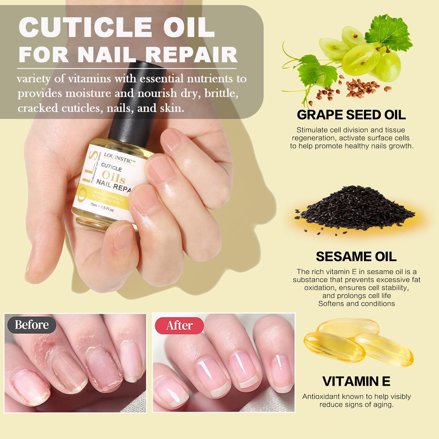Gel Polish Remover & Cuticle Oil for Nails & Polygel Slip Solution & Colorful Nail Removal Tools