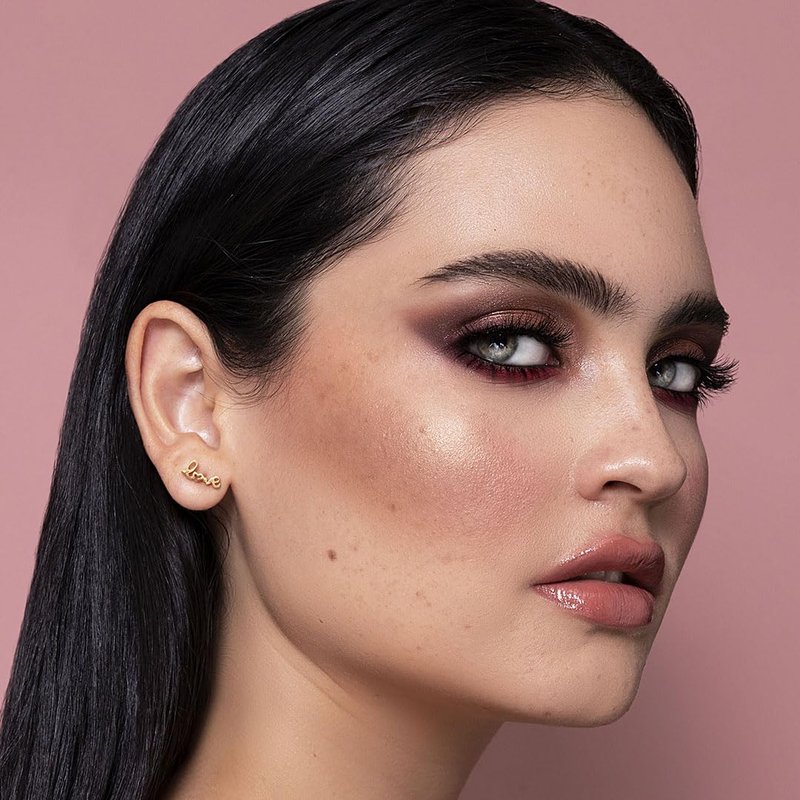 Sigma Beauty Cor-De-Rosa Eyeshadow Palette - 14 Warm Eyeshadow Shades in Matte, Shimmer and Metalic Finishes - Highly Pigmented Vegan Eye Makeup Palette - Clean Beauty Products