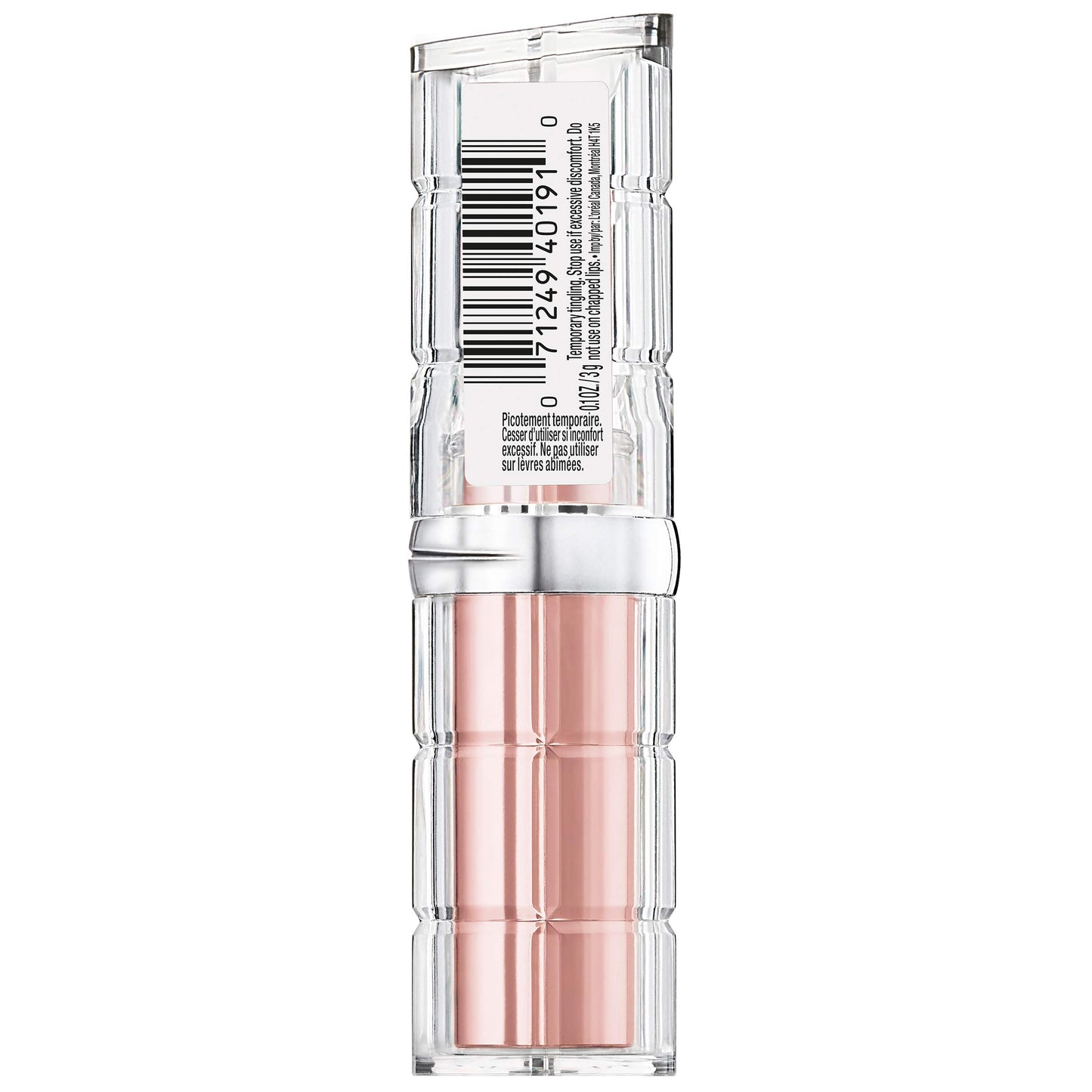 L'Oreal Paris Makeup Colour Riche Shine Lipstick, Glazed Pink, 0.1 oz.
