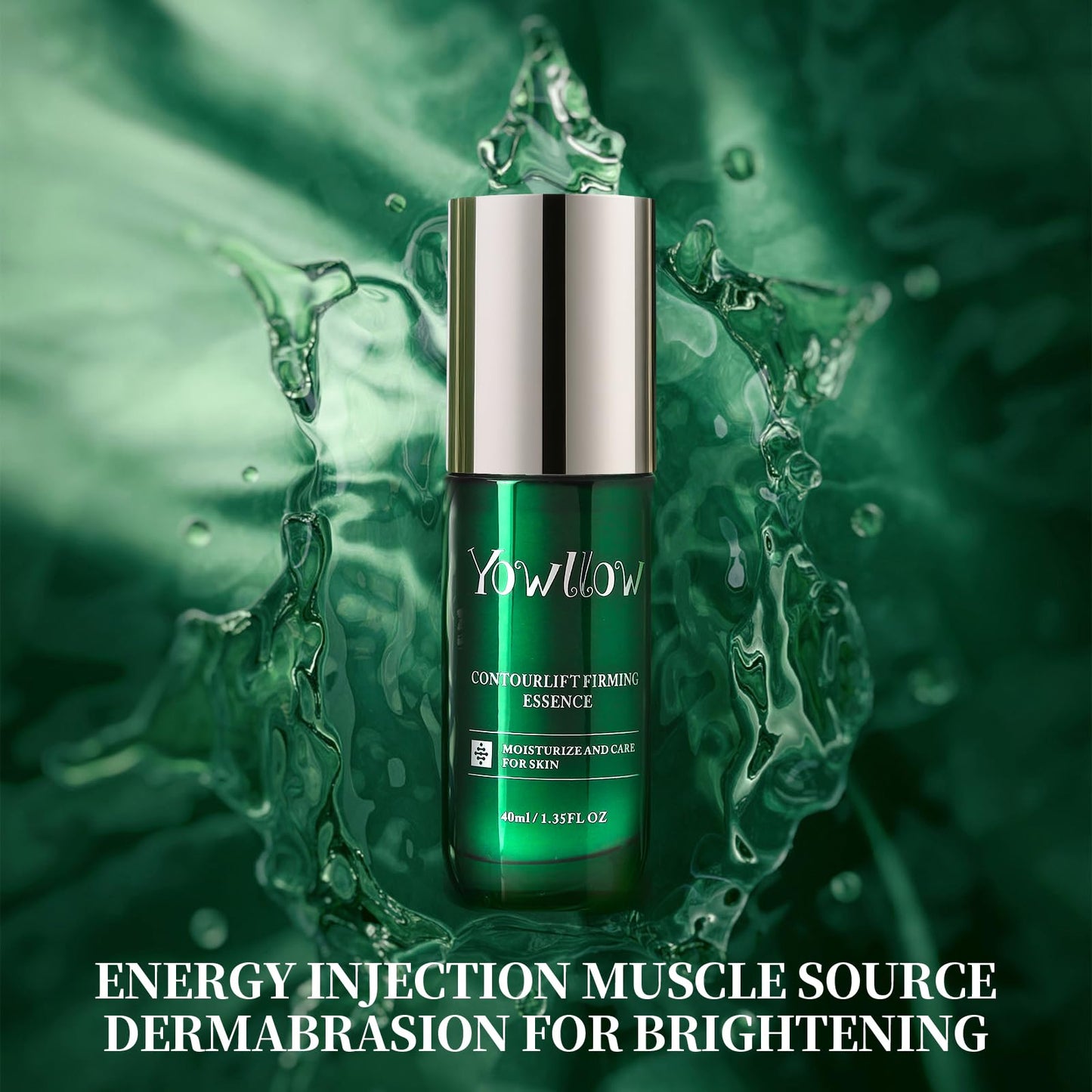 YOWLLOW Hydrating Facial Serums,Anti Aging Formula with Natural Ingredients,Hyaluronic Acid & Vitamin C,Reducing Wrinkles,Brightening Lifting & Glowing Skin,Light Face Essence for Daily Skin Care