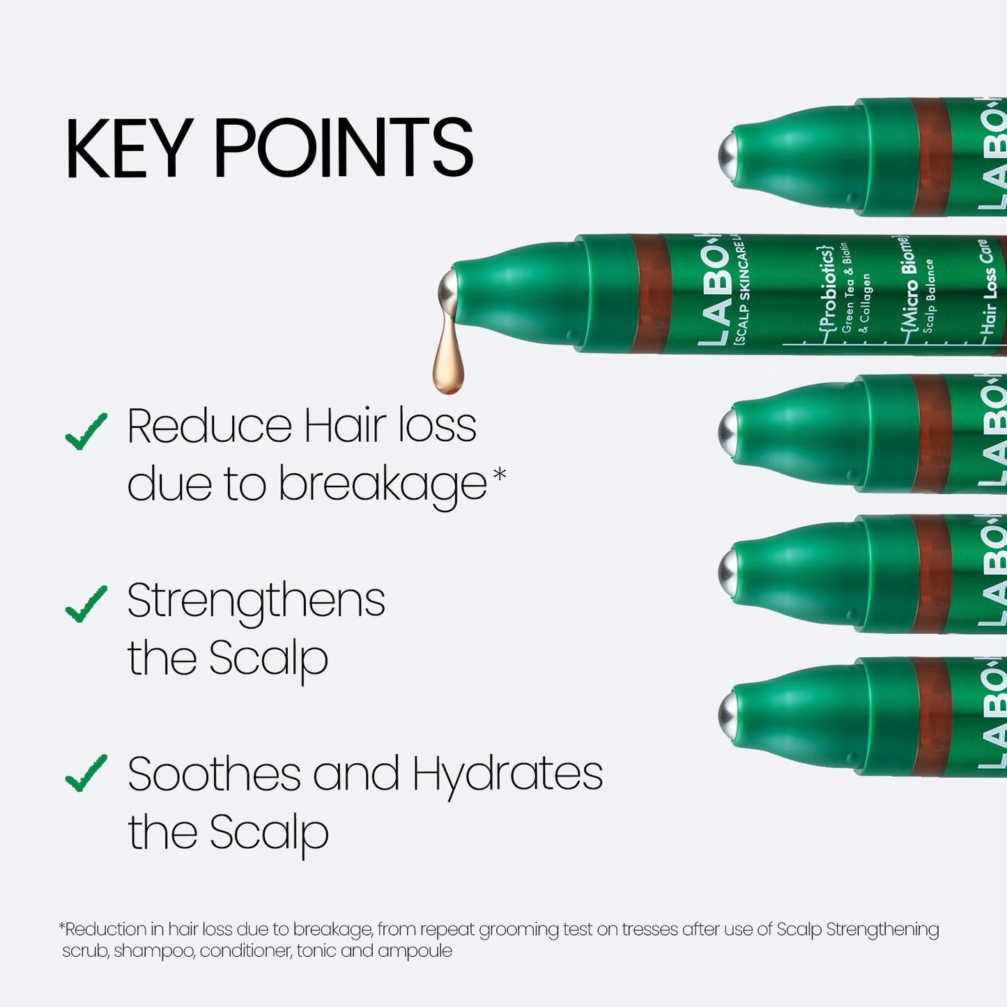 LABO.H Scalp Strengthening Spray - Korean Scalp Reviatlizing Serum for Hair Growth & Anti-Loss | Vegan| Instant Cooling & Soothing with Rosemary and Peppermint Oil | Thicker-Looking Hair, 3.38 Fl oz.
