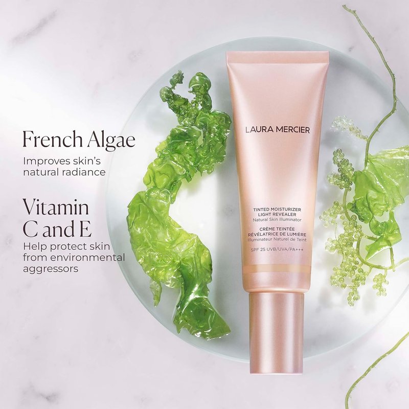 Laura Mercier Tinted Moisturizer - Natural Skin Illuminator with SPF 25 | Ultra-Sheer Coverage & All-Day Hydration