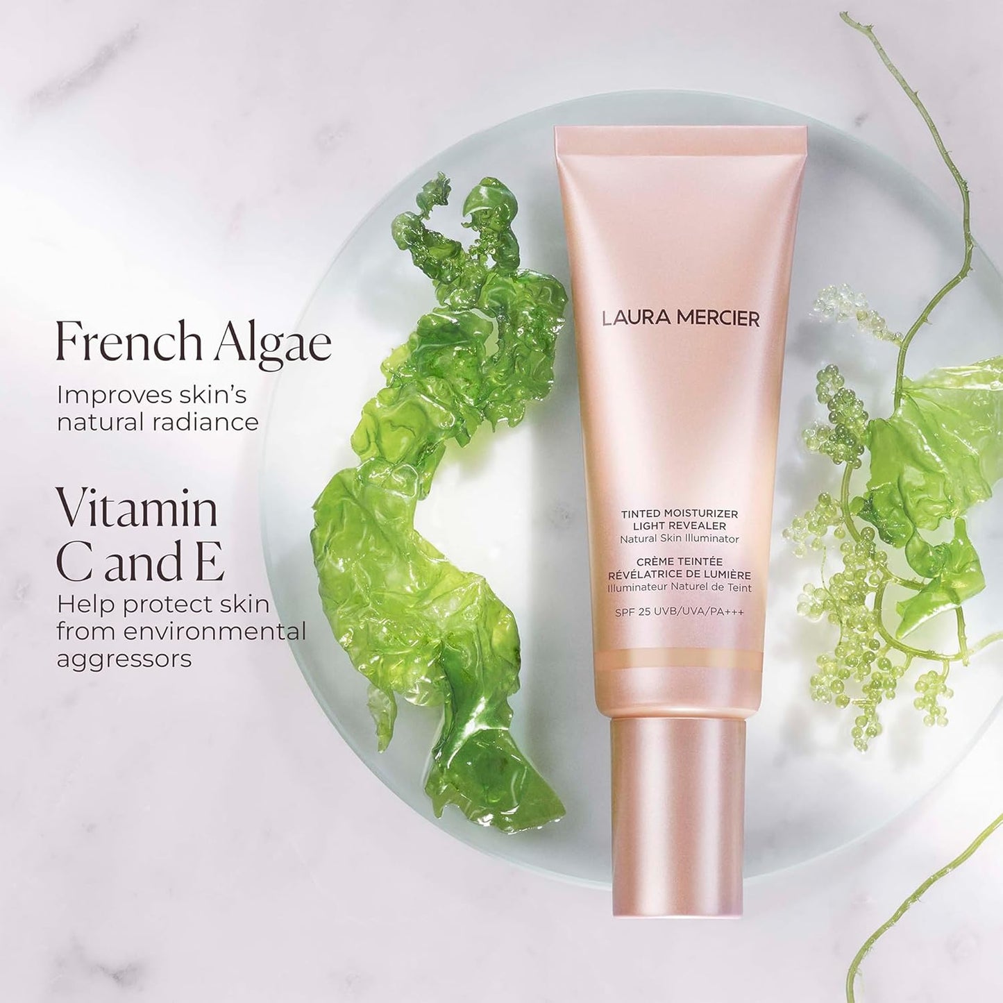 Laura Mercier Tinted Moisturizer | Natural Skin Illuminator with SPF 25 - All-Day Hydration & Luminous Finish