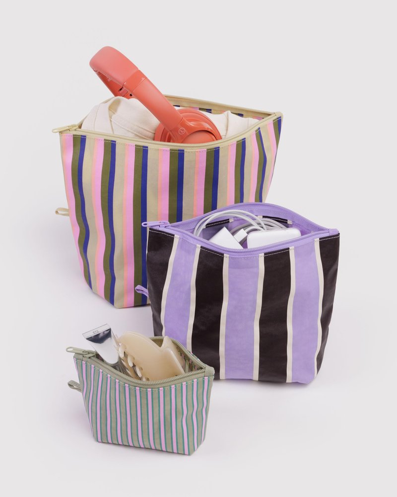 BAGGU Go Pouch Set - Star Plaid