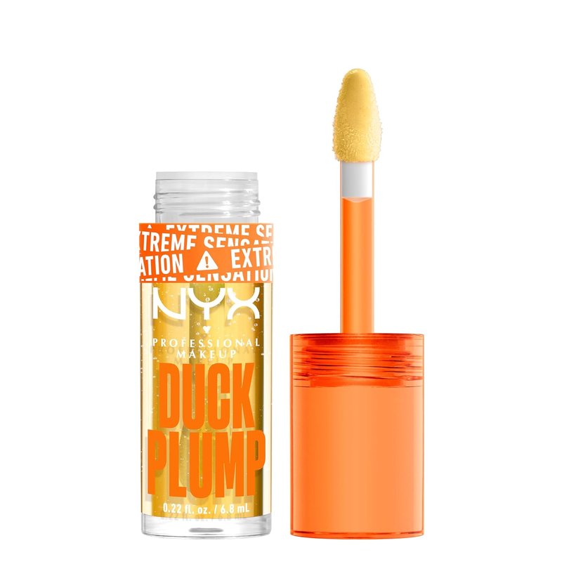 NYX Professional Makeup Duck Plump Lip Gloss - High Pigment Lip Plumper in Clearly Spicy