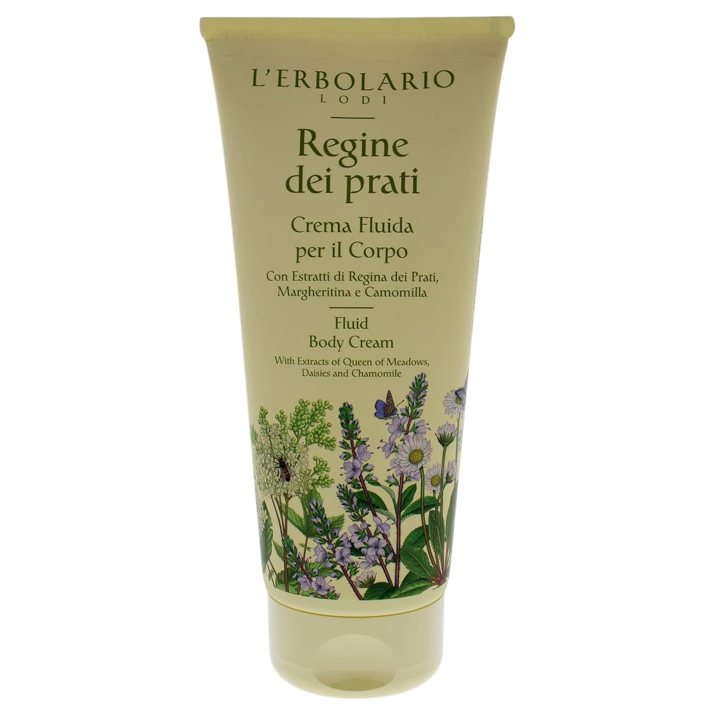 L'Erbolario Body Cream | Moisturizing Floral & Green Scent - Softening Antioxidant Skin Care - 6.7 oz