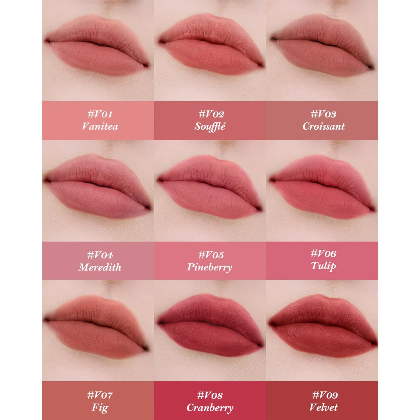 Flower Knows Strawberry Cupid Cake Lip Cream,Long Lasting Dusty Rose Matte Lipstick,Hydrating Lip Stain,Transfer & Smudge-Proof Velvet Liquid Lipstick for Girls&Women,0.17 Fl Oz(V04 Meredith)