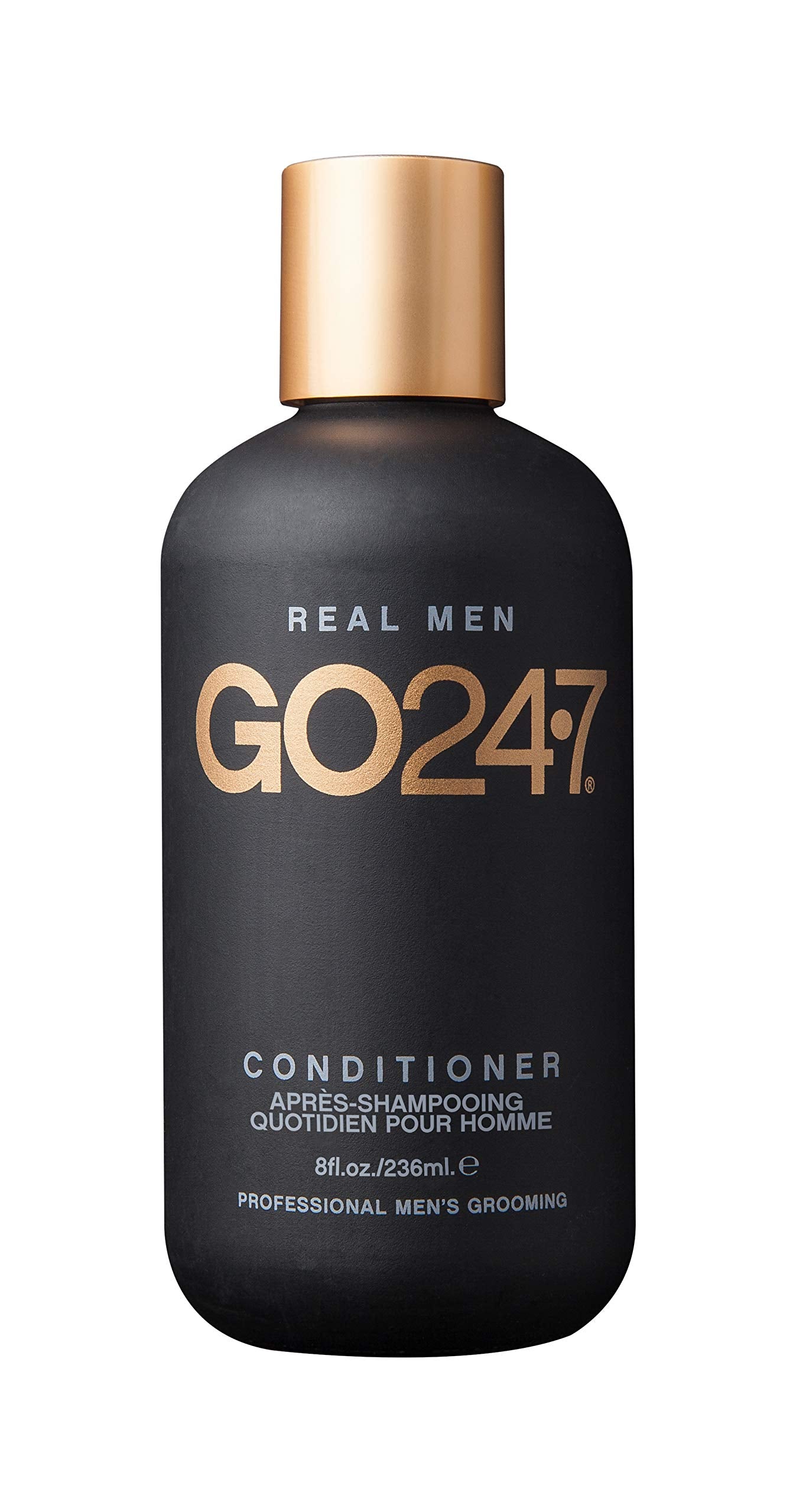 GO247 Daily Conditioner – Hydrating Formula for Men – With Vitamin E & Menthol to Help Nourish & Refresh – Macadamia Nut & Ginseng Scent, 8 Fl Oz