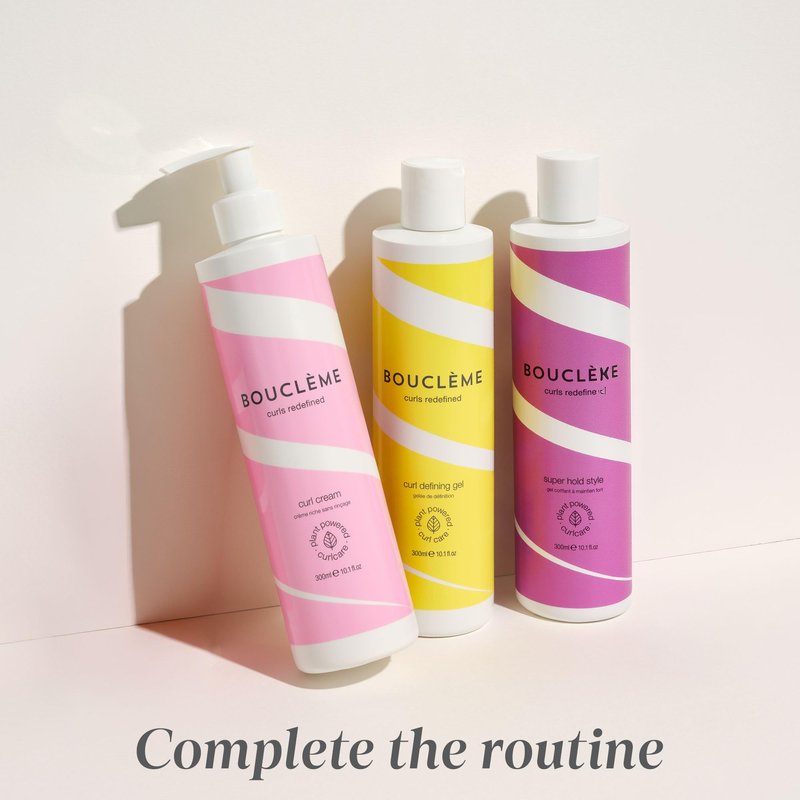 Bouclème - Super Hold Styler - Curl Enhancing Hair Styling Gel - 99% Naturally Derived Ingredients and Vegan-10.1fl oz.