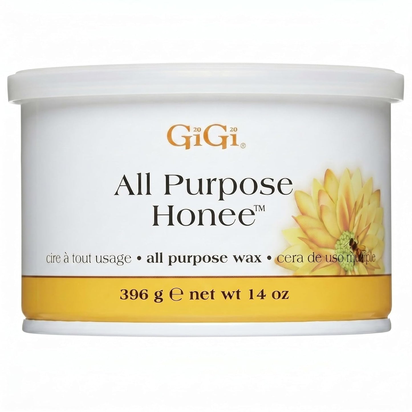 GiGi All Purpose Honee Wax - Hair Removal Wax for Smooth Skin | 14 oz (Pack of 2)