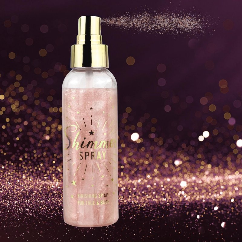SOVONCARE Hair and Body Glitter Spray Instantly, Face Glitter Hairspray Body Shimmer Powder add Sparkly Shimmery Glow for Women Hair, Skin, Clothing Quick Drying, Non-Sticky 4.7 oz White