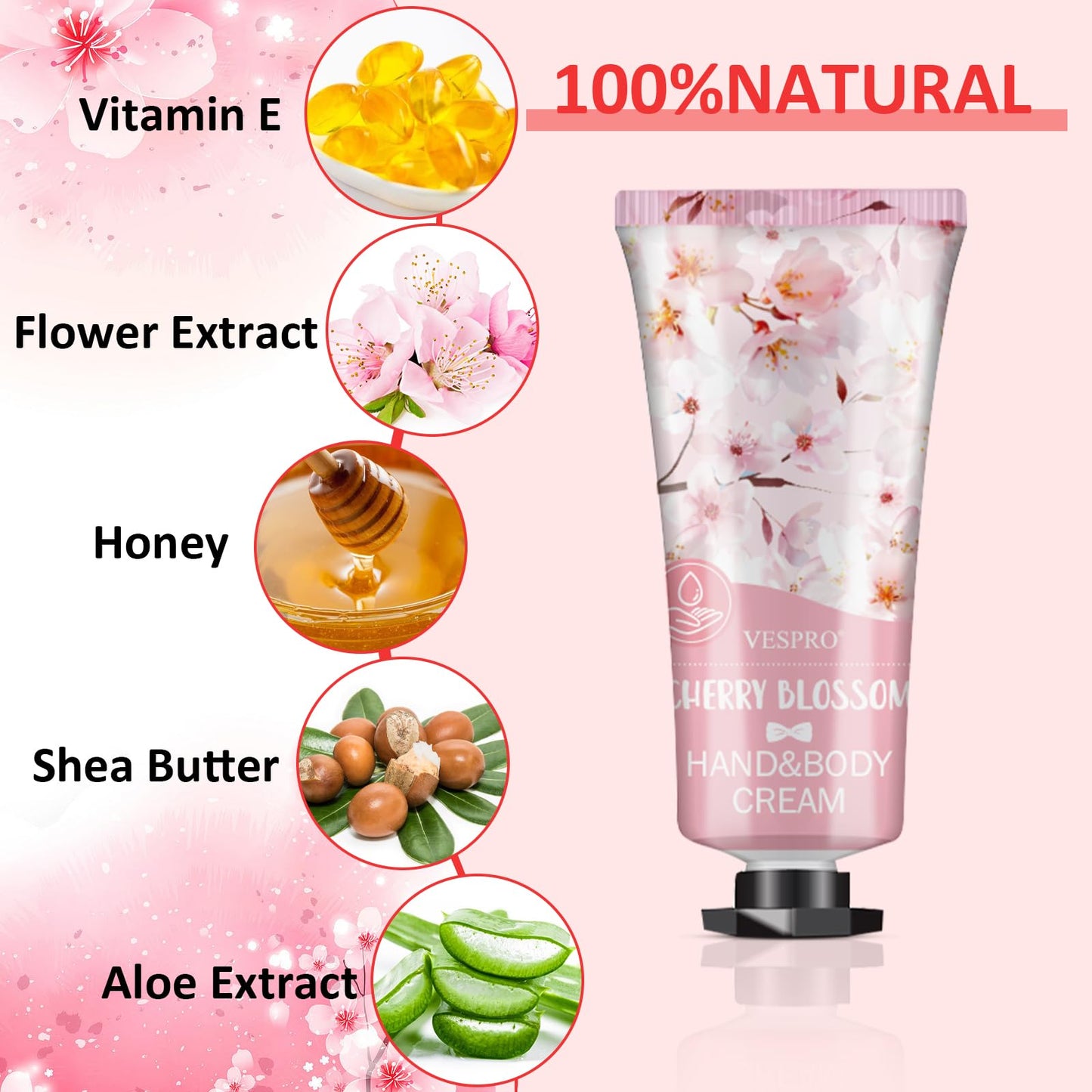 VESPRO 210 Pack Moisturizing Hand Cream Gifts Set, Thank You Gifts, Hand Lotion Travel Size for Dry Cracked Hands, Bulk Hand Lotion for Teacher Gifts, Wedding Favors, Bridesmaid Gifts, Small Gifts