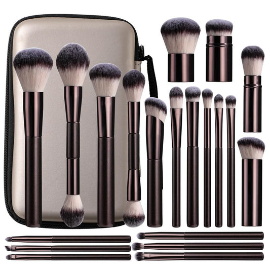 BS-MALL Makeup Brushes Set Pro – 22 Pcs Foundation Concealer Blush Eyeshadow Brush with Portable Cosmetic Case for Travel & Events