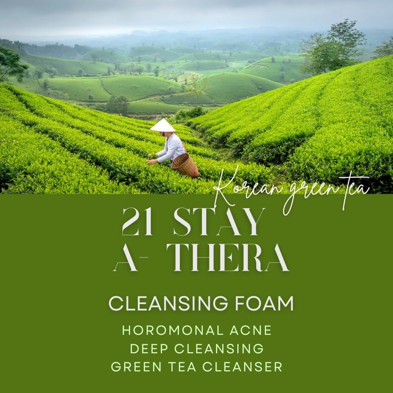 DR.ORACLE 21STAY A-Thera Cleansing Foam – Salicylic Acid Face Wash for Oily & Acne-Prone Skin, Low pH Gentle Deep Pore Cleansing, Oil-Balancing Korean Skincare, 3.38 fl oz