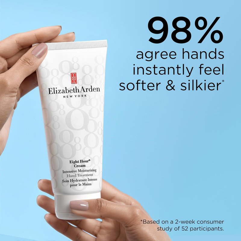 Elizabeth Arden Eight Hour Cream - Intensive Moisturizing Hand Treatment for Dry Skin | 3.4 oz