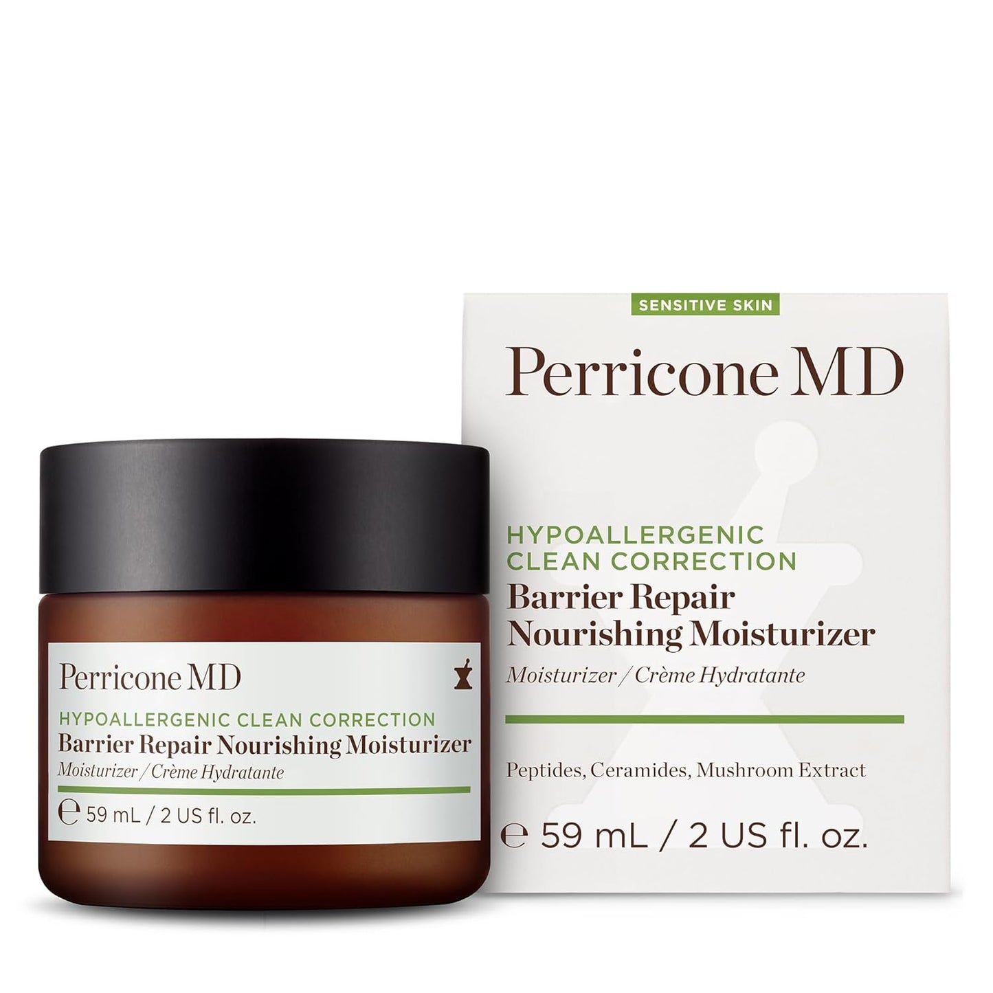 Perricone MD Hypoallergenic Moisturizer - Nourishing Barrier Repair Cream | 2 Fl. Oz.