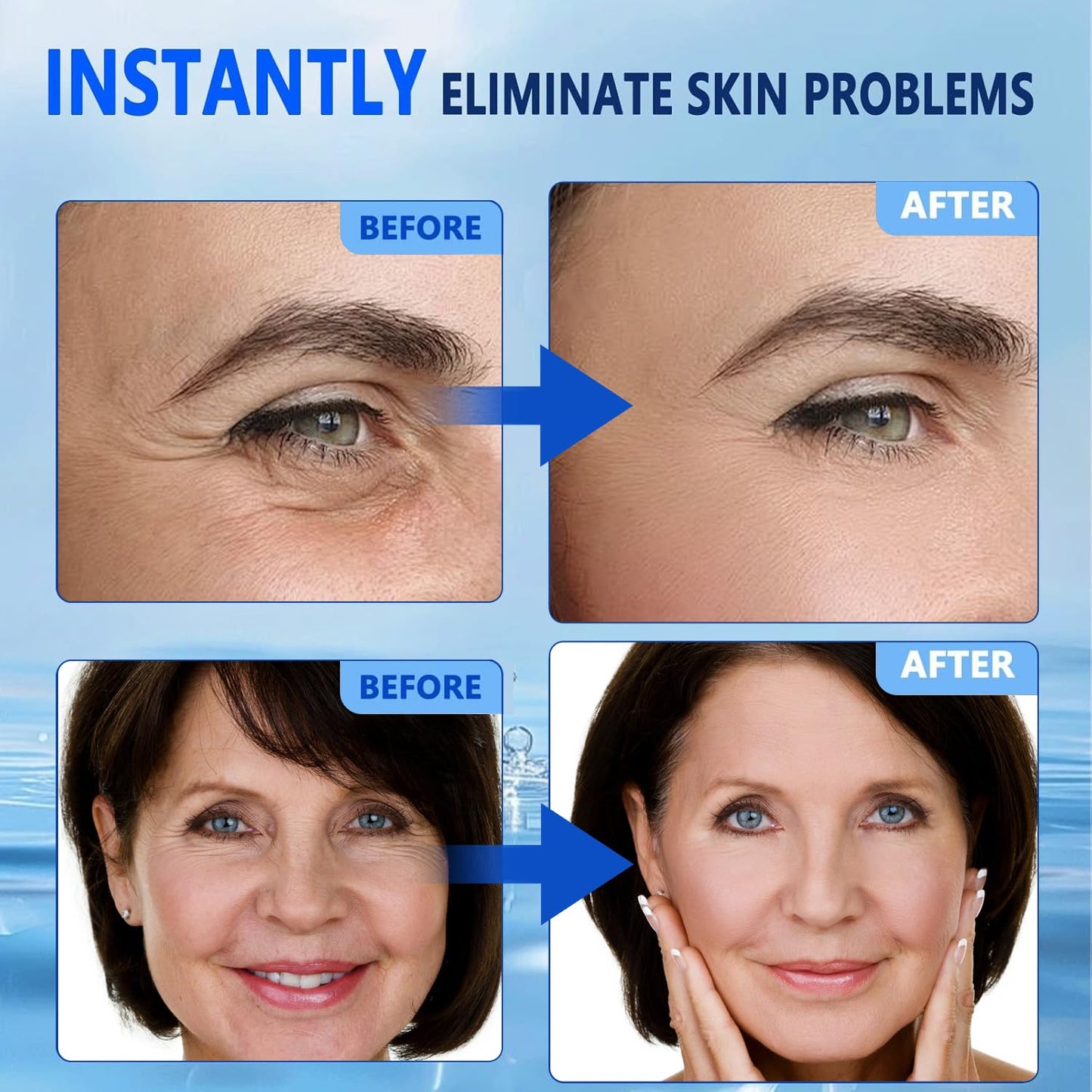 Face Lifting Serum - Liquid Solution for Wrinkles & Fine Lines | Hydrating & Firming (30ML, 2-Pack)