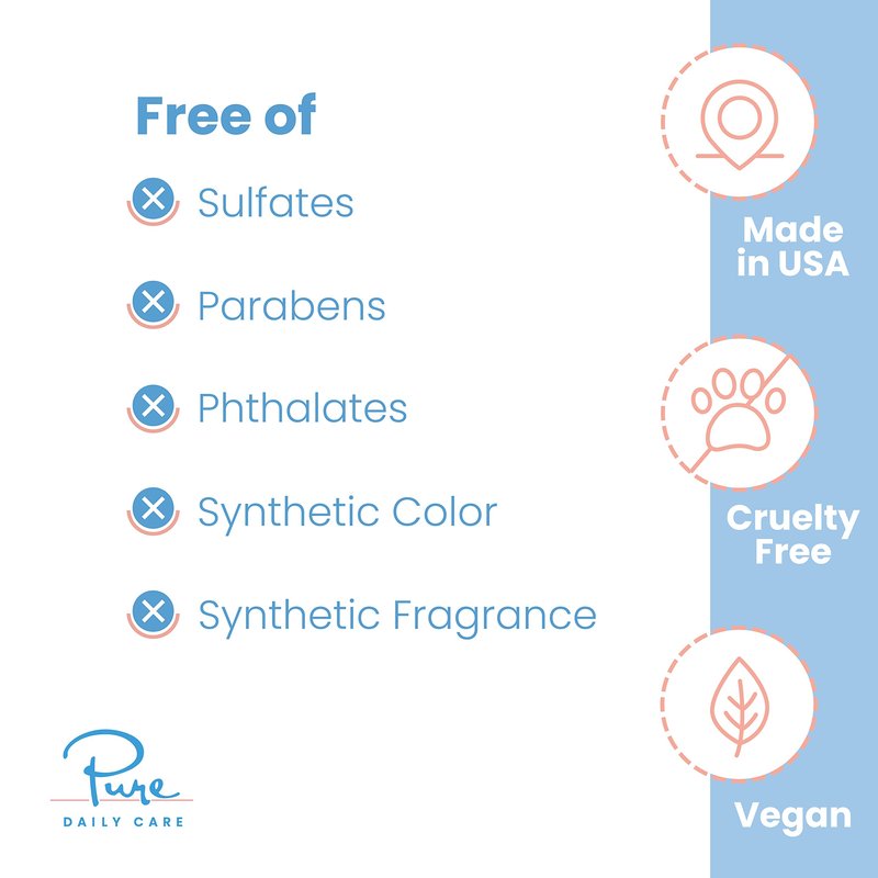 Pure Daily Care Essential Hyaluronic Moisturizer (1.66 Oz) - Hydrating Silicone-Free Daily Clean Beauty Face Cream For All Skin Types