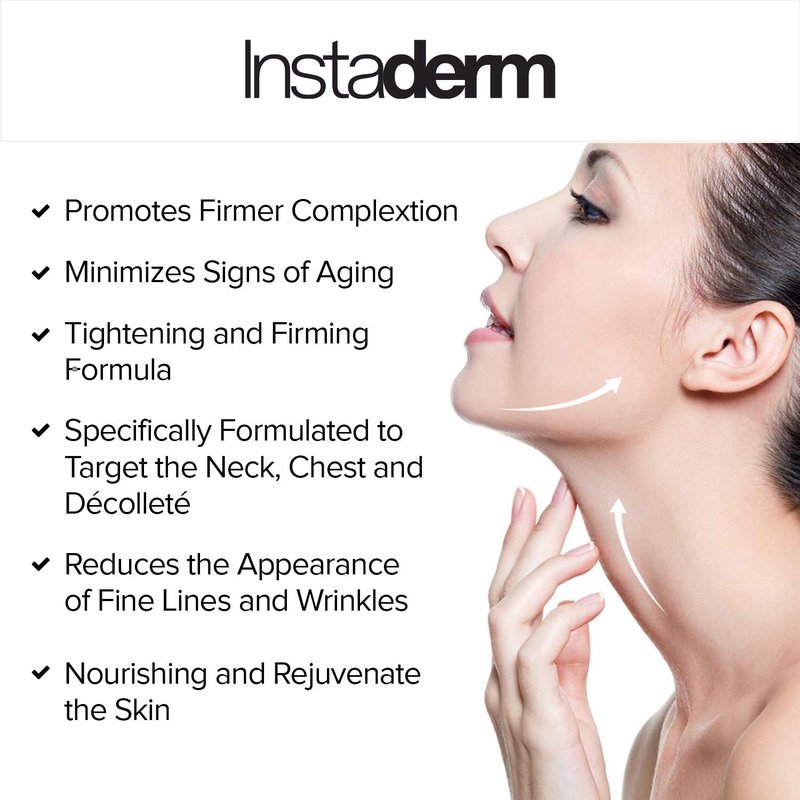 Neck & Décolleté Firming Cream – Anti-Aging Moisturizer for the Appearance of Crepey Skin, Wrinkles, Vertical Lines & Sagging - Improve Skin Tone, Texture & Hydration for Smoother-Looking Skin.