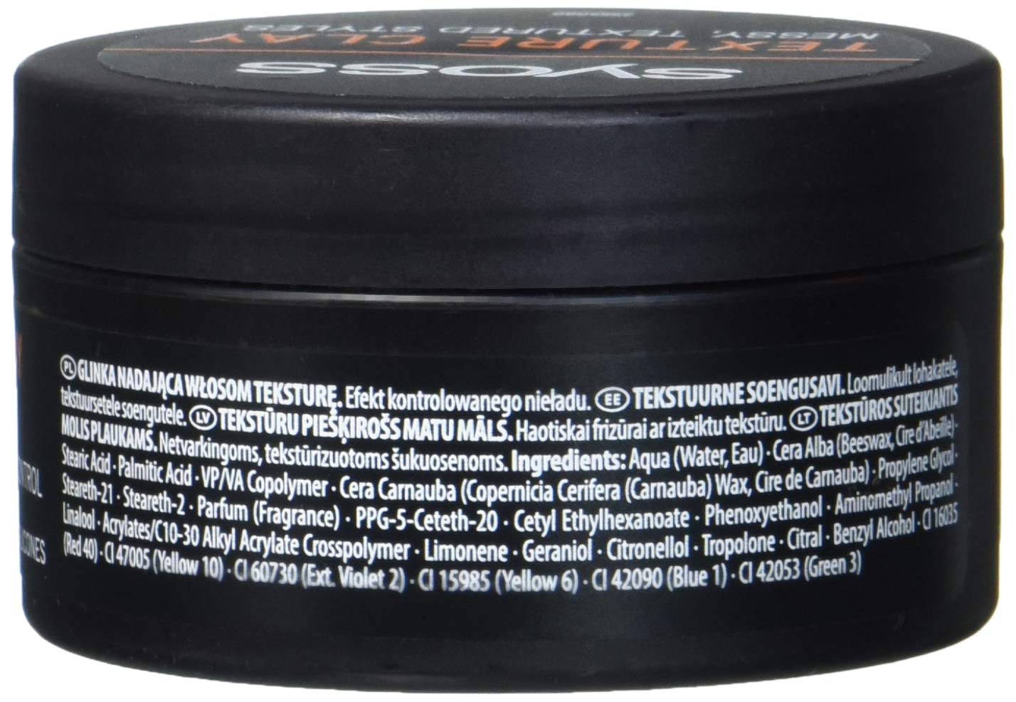 Syoss Texture Hair Styling Clay Matte Hair Tone 100 ml