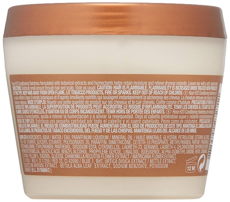 Mizani Hairdress Rose H2O - Conditioning Hairdress, Relieves Itchy Scalps For All Hair Types