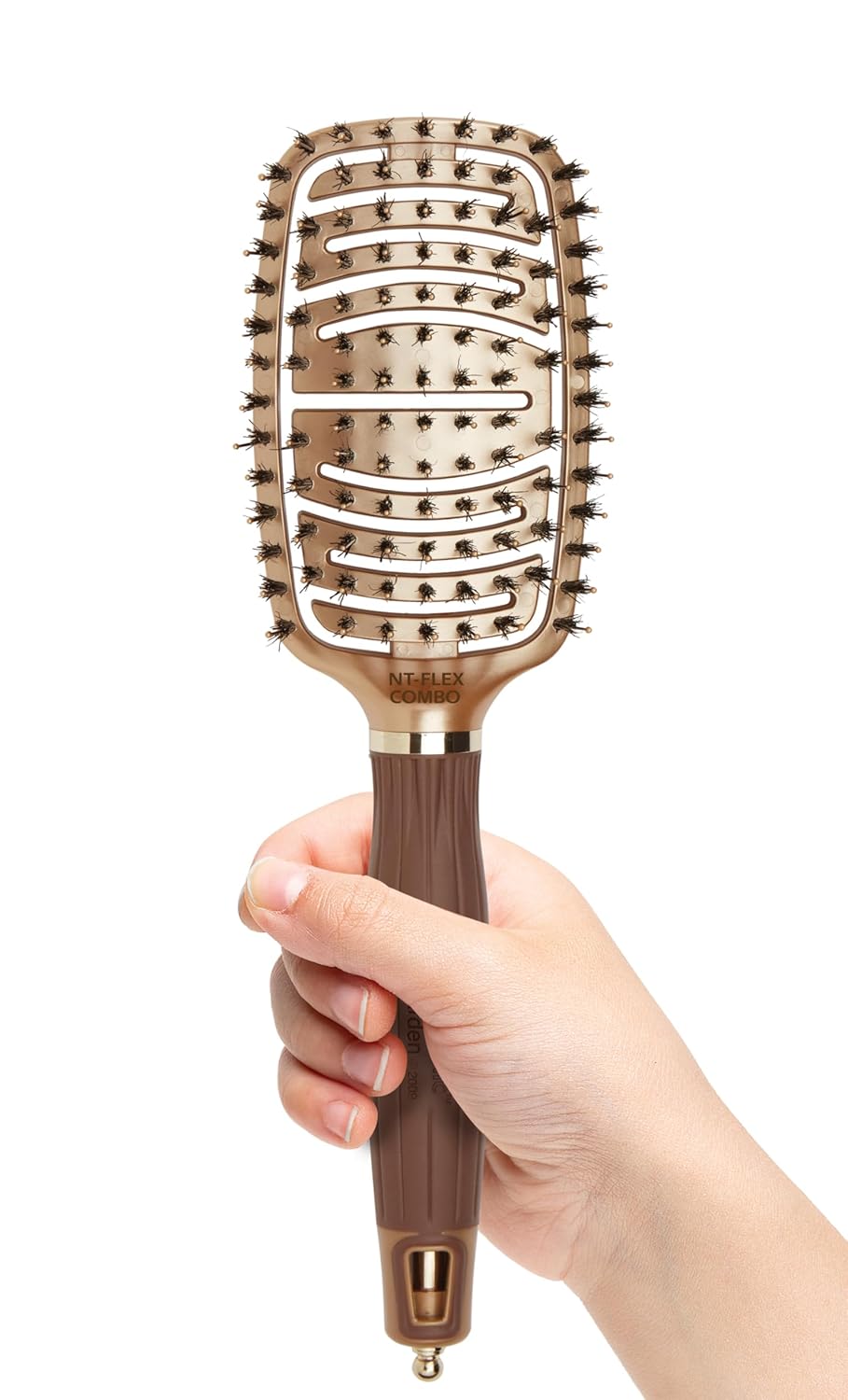 NanoThermic Ceramic Ion Hair Brush - Scalp-Hugging Vented Design