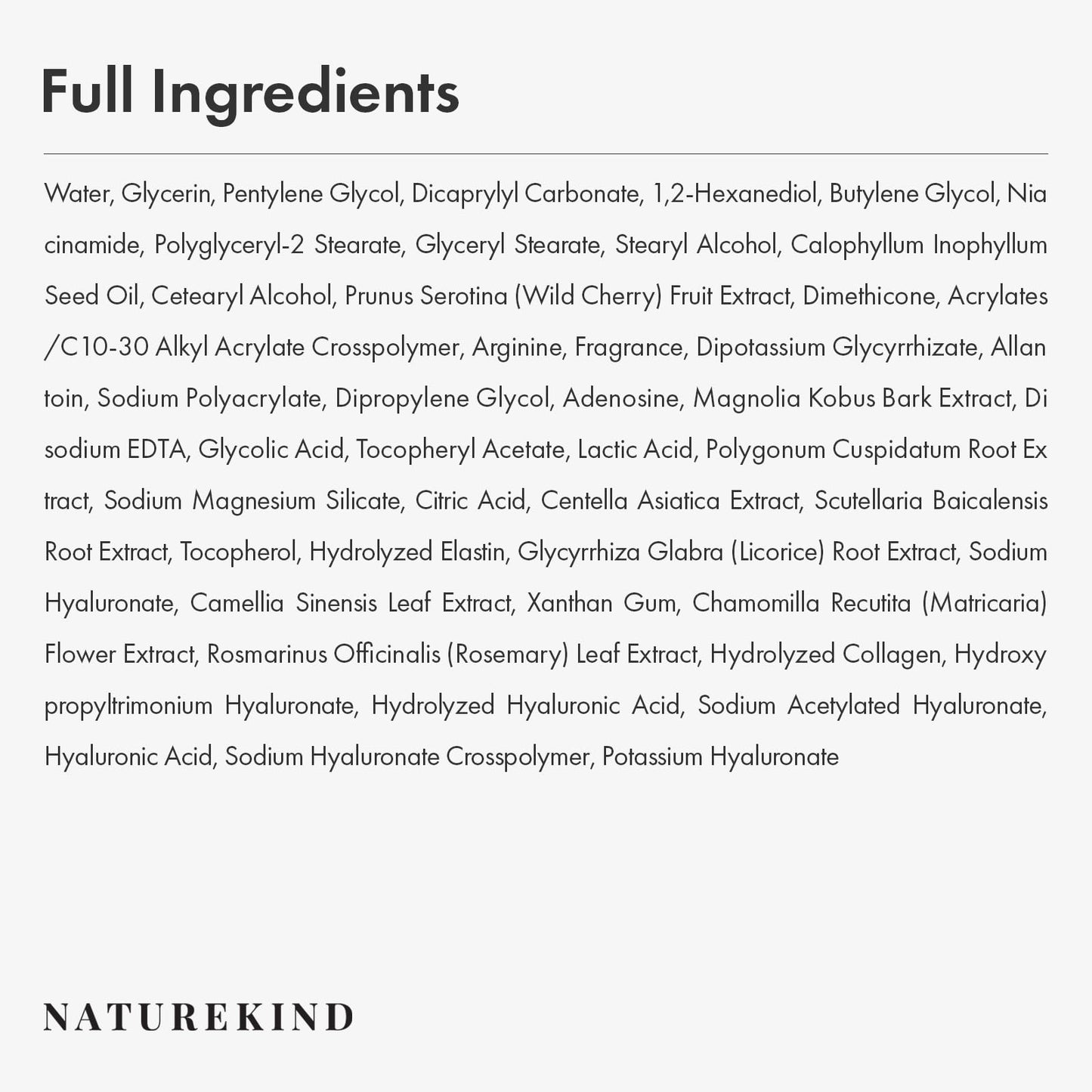 NATUREKIND Black Cherry Pore Tightening Cream, Minimize Enlarged Pores with a soft texture, Face Cream, Korean Skin Care Product 100ml, 3.38 fl. oz.