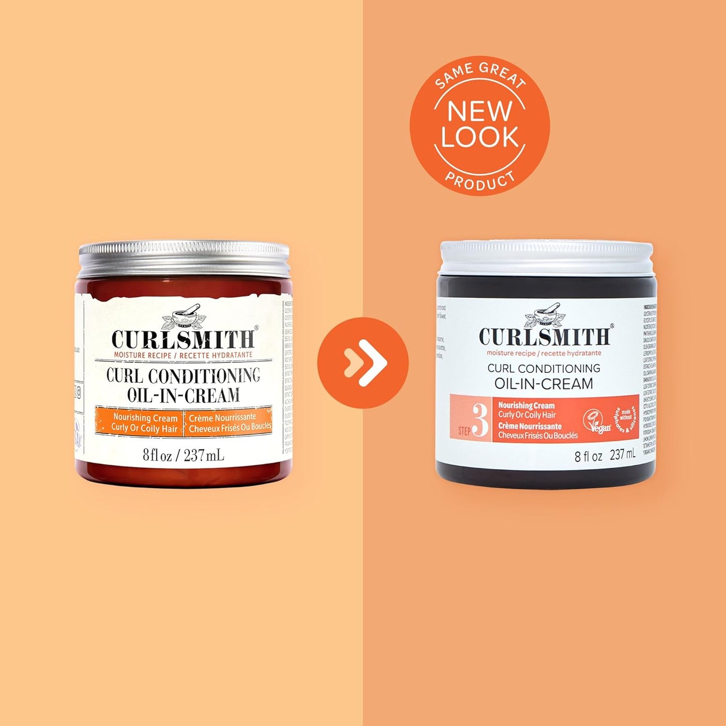 Curl Conditioning Oil-in-Cream - Deep Moisture Leave-In for Thick Curly Hair | Vegan & Cruelty-Free