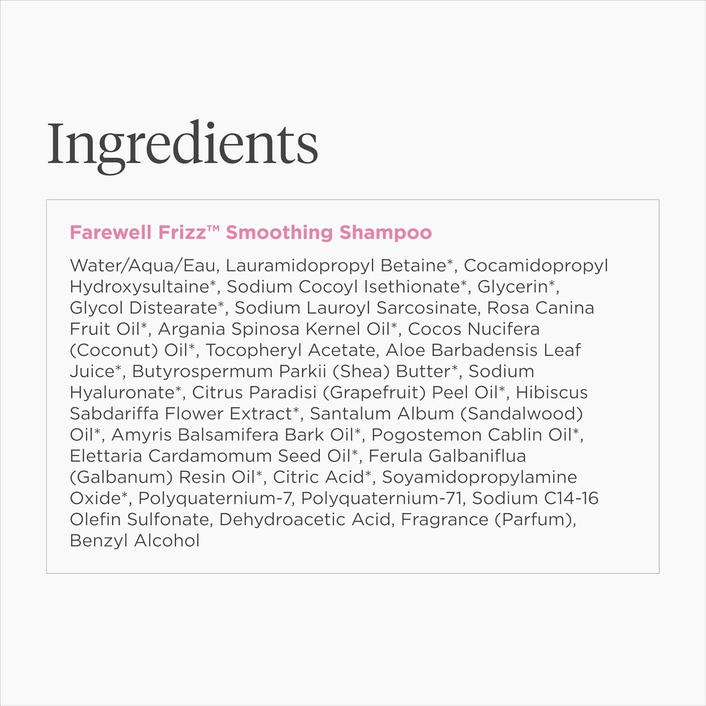 Briogeo Farewell Frizz Smoothing Shampoo - Sulfate-Free, Vegan Formula for Frizz Control & Hydration | 12 oz