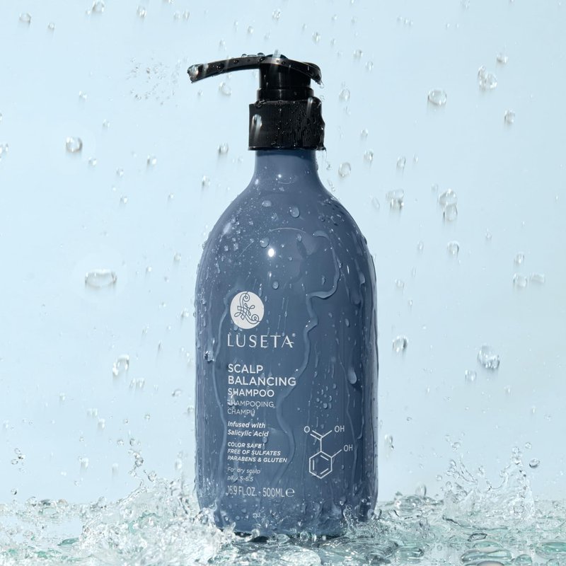Luseta Scalp-Balancing Shampoo - Anti-Dandruff Formula with Salicylic Acid | 16.9 Fl Oz
