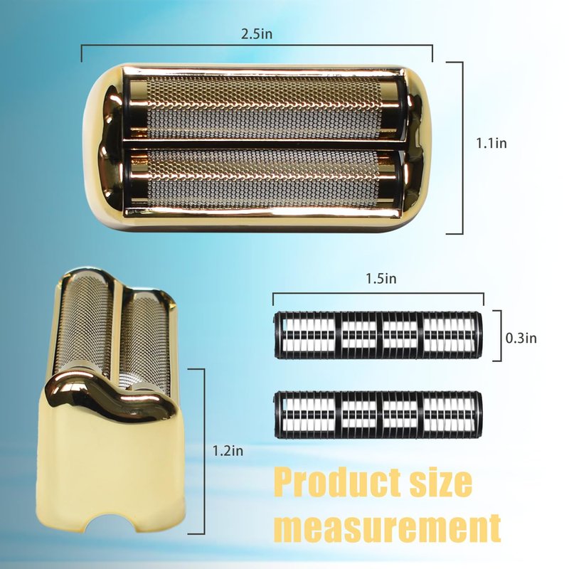 BaBylissPRO Replacement Foil & Cutter for FXFS2 Shaver - Double Foil Head, 2PCS