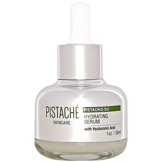 Pistaché Skincare Pistachio Oil Face Serum with Hyaluronic Acid | Hydrating & Brightening Formula with Vitamin E & Antioxidant Protection, 1.0 oz