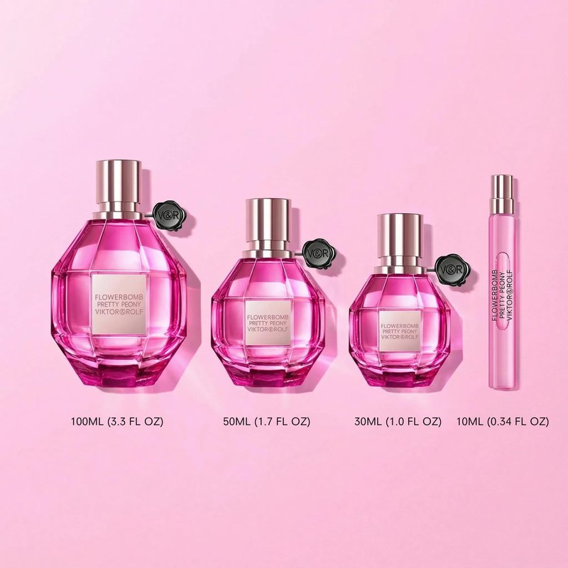 Viktor&Rolf - Flowerbomb Pretty Peony - Floral & Fruity Perfume for Women - With Strawberry, Peony, & Soft Musks - 1 Fl Oz