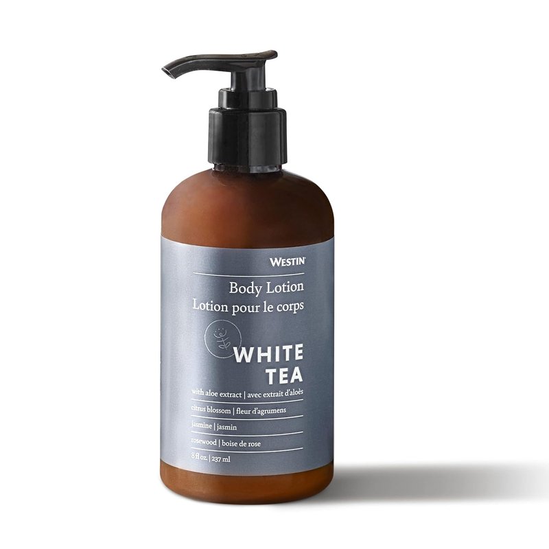 White Tea Lotion & Body Wash Set - Luxurious Hotel Bath Essentials | 8 oz Bottles Each