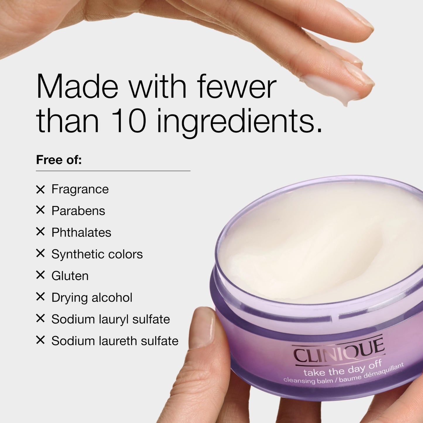 Clinique Take The Day Off Cleansing Balm Makeup Remover | Dissolves Face + Eye Makeup and Sunscreen | For All Skin Types, 3.8 Ounce