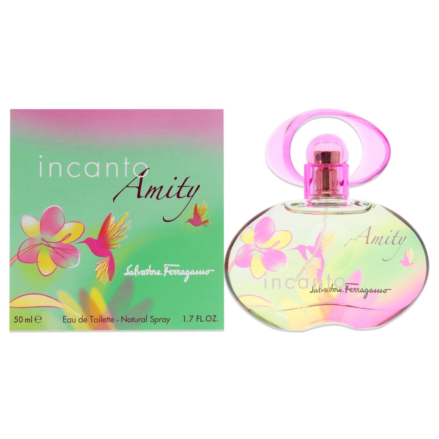 FERRAGAMO Incanto Amity Eau de Toilette, Perfume Spray for Women, 1.7 Fl. Oz.