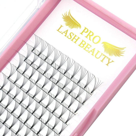 Premade Volume Eyelash Extensions 5D-C-0.07-18 Short Stem Premade Fans Eyelash Extensions 9 to 20 mm Pre made Lash Fans 3D 5D 7D Volume Lash Extensions .07 .10 C D Curl(5D-C-0.07,18mm)